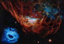 Hubble captures a cannibal galaxy. Latest In Space On Twitter Latest Images Taken By The Hubble Space Telescope Barred Spiral Galaxy Ngc 2608 June 8th Nebula Ngc 2014 And Its Smaller Neighbour Ngc 2020 April