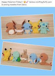 Crochet Pokemon Crochet Pokemon Dinosaur Stuffed Animal Pokemon