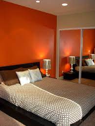 orange accent wall modern bedroom bedroom orange studio interior design