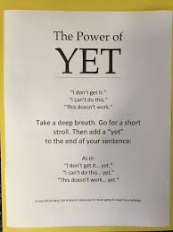 Pin By Ashley Rossi Speech Therapy On Quotes For Speech Therapy Growth Mindset Words The Power Of Yet