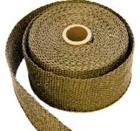 Lava 2" Wide x 1/16" Thick Exhaust Wrap