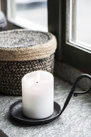 10,5 x 9,5 cm it will be a very interesting gift. Metal Black Candle Holder For Pillar Candle With Oblong Handle Ib Laursen