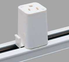 Nora Lighting Outlet Adapter For Single Two Circuit Track Pendant Lighting Adapter Compatible With Hampton Bay Ho Track Lighting Adapter Plug Outlet Adapter