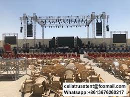 Truss For Hanging Speakers Speaker Truss Stand Aluminium Stage Truss Truss Structure Electric Hoists Outdoor