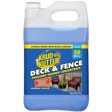 Krud Kutter 1 Gallon Deck And Fence Pressure Washer Cleaner Lowes Com In 2020 Washer Cleaner Pressure Washer Deck Fence