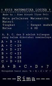 Selain video animasi, di sana juga ada kuis dan rangkuman dalam bentuk infografis yang membantu kamu mengerti materinya lho! Kuis Matematika Syarat Menjawab No Spam No Copy Paste No Default Hsbjshduwijdn Brainly Co Id