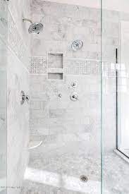 Like The Tile And Glass With Double Shower Head Master Bathroom Shower Master Bathroom Renovation Master Bath Shower
