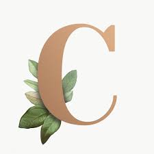 Botanical Capital Letter C Transparent Png Premium Image By Rawpixel Com Aum Letter C Lettering Letter H Design