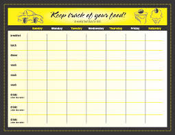 Food Diary For Children Food Diary Template Food Diary Chocolate Truffles Recipe Easy