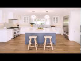Whole home kitchen and bath remodel in greenburgh ny. White Kitchen Cabinets With Blue Island Youtube