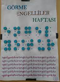 | candan koleji | 2017/2018. Gorme Engelliler Haftasinda Farkindalik Etkinligi Duzenledik