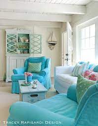26 Small Cozy Beach Cottage Style Living Room Interior Design Decor Ideas Cottage Style Living Room Beach Cottage Style Living Room Coastal Living Rooms