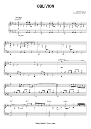 Oblivion Sheet Music Astor Piazzolla Piano Solo Sheetmusic Free Com
