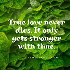Romantic love time quotes regarding those who live with the love they lost are used to assuage people's feelings regarding love, including the myth that true love never dies. 29 True Love Never Die Quotes All Love Messages
