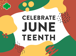 Juneteenth, an annual holiday commemorating the end of slavery in the united states, has been celebrated by the day is also sometimes called juneteenth independence day, freedom day. Celebrate Juneteenth Girl Scouts River Valleys Volunteers