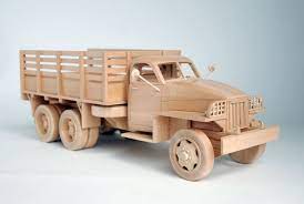 Wooden Studabaker Us6 The Legandary Truck Of Second World War Ahsap Isciligi Kamyon Oyuncak