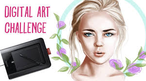 Complete beginners guide to digital art (udemy) i am new to digital drawing (and just drawing in general), and i have a feeling that this will. Digital Art Challenge First Digital Painting Ever Youtube