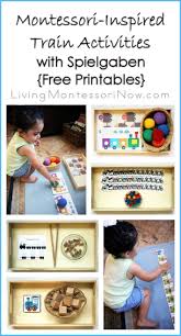 Montessori Monday Montessori Inspired Train Activities With Spielgaben Free Printables Train Activities Toddler Activities Montessori Activities