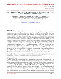Trade relation between china & malaysia. 2