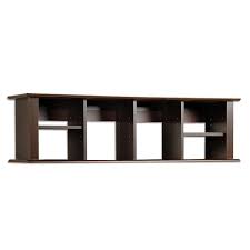 Perfectly suited for any home office, den, living room, kitchen or. Prepac Wall Mounted Desk Hutch Espresso 48 In X 13 In Ehd 1348 Rona