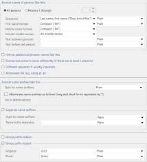 It is also noted that last name suffixes are not considered when a name is sorted. Citavi 6 Manual