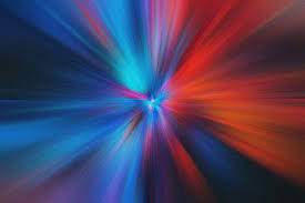 Abstract Multicolored Zoom Effect Background Digitally Generated Image Rays Of Versicolor Light Colorful Radial Blur Abstract Stock Illustration Background