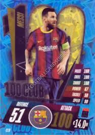 Besides afc champions league scores you can follow 1000+ football competitions from 90+ countries around the world on flashscore.com. Cl009 Lionel Messi Fc Barcelona 100 Club Match Attax 2020 2021 Football Cards Direct