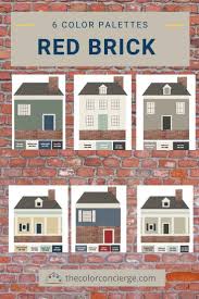 The Best Paint Color Palettes For Red Brick Houses Red Brick House Exterior Brick House Exterior Colors Brick Exterior House