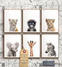Safari Nursery Decor Printable Art Safari Animal Prints Etsy Nursery Animal Prints Baby Animal Prints Safari Nursery Decor