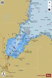 Saginaw Bay Michigan Marine Chart Us14863_p1316