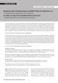 Foci eb 2021 / 2020. Pdf Business And Technological Perspectives Of Industry 4 0 A Framework For Thinking With Case Illustration