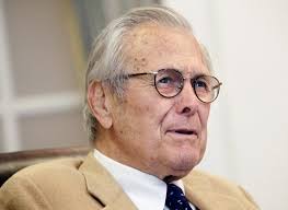 Donald henry rumsfeld (born july 9, 1932) is a retired american politician. Rumsfeld Thinks A Trained Ape Could Do What Obama Can T The New Yorker