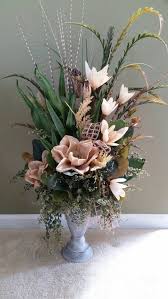 Large Transitional Contemporary Floral Arrangement Grey Gray Etsy Modern Floral Arrangements Funeral Floral Arrangements Fall Floral Arrangements