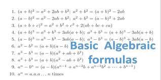 List Of Important Math Formulas And Results Msrblog