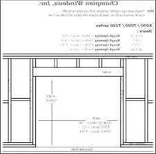 Rough Opening For Door Adnanali Co