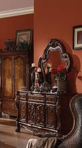 Acme Furniture Dresden Cherry Oak Dresser And Mirror Dresser With Mirror Acme Furniture Traditional Bedroom Furniture