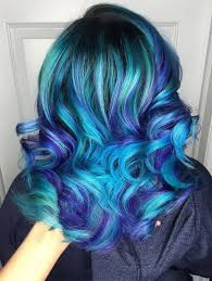 It's a haircut for those who want light blue hair colors together with dark blue — thus, dark roots work perfect. 60 Surprising Blue Hair Color Photos Dye Tutorial Yve Style Com
