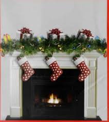 Find images of christmas stocking. Christmas Stockings By Fireplace Plastic Wall Mural 42x50 In W Ebay