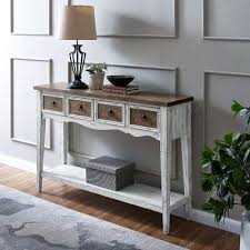 Lula 48 Console Table August Grove Color Brown Sponsored Affiliate Lula In 2020 Farmhouse Console Table Wood Console Table Console Table