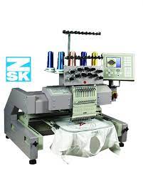 The Zsk Sprint 5 Is A Compact Single Head Embroidery Machine That Includes Networking Capabilities Machine Embroidery Machine Design Embroidery Machine Reviews