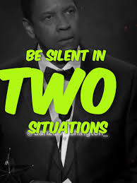 Be silent in TWO situations #lifelessons #denzelwashington #mindsetmatters  #motivationalspeech #mindset #TrueLove #Relationship #viralvideos #us