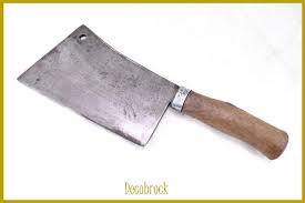 Couperet Feuille De Boucher Outil De Metier Ancien Boucherie Etsy Kitchen Knives Knife