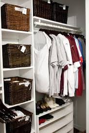 Bedroom Closet Organization Using Baskets Before Closet Organizing Bedroom Organization Closet Closet Bedroom Closet Renovation