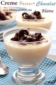 Creme Dessert Chocolat Blanc Creme Dessert Chocolat Dessert Chocolat Blanc Dessert Chocolat