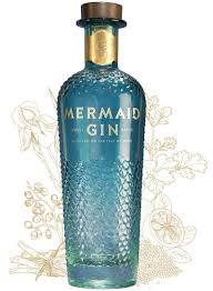 Light Refracting Gin Bottles Mermaid Gin Gin Bottles Wine Bottle Design