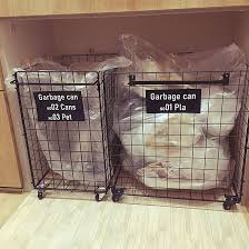 ゴミ箱diy ワイヤーネット セリア ダイソー キッチンのインテリア実例 2020 05 21 10 05 48 roomclip ルームクリップ ワイヤーネット 収納 アイデア インテリア 収納