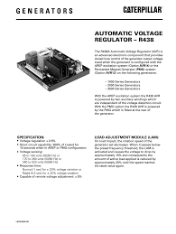 Other generators 2014 5,323 h united states, milford, ma. Milton Cat D100 6 S 100 Kw Automatic Voltage Regulator R438 User Manual 2 Pages