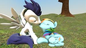 We are the cutie mark crusaders and our page is all about us and other. 1452807 3d Artist Hellmille Kissing Male Old Cutie Mark Pony Rainbow Dash Safe Shipping Soarin Soarindash Source Filmmaker Straight Derpibooru