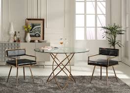 Maybe you would like to learn more about one of these? Modrest Rosario Modern Round Rosegold Dining Table