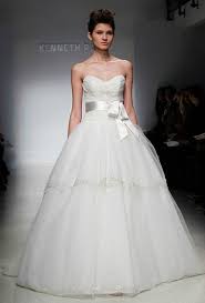 A ball gown wedding dress features a fitted bodice paired with a wide and full skirt. Top 3 Wedding Dresses Of The Week Ball Gown Edition Glamour